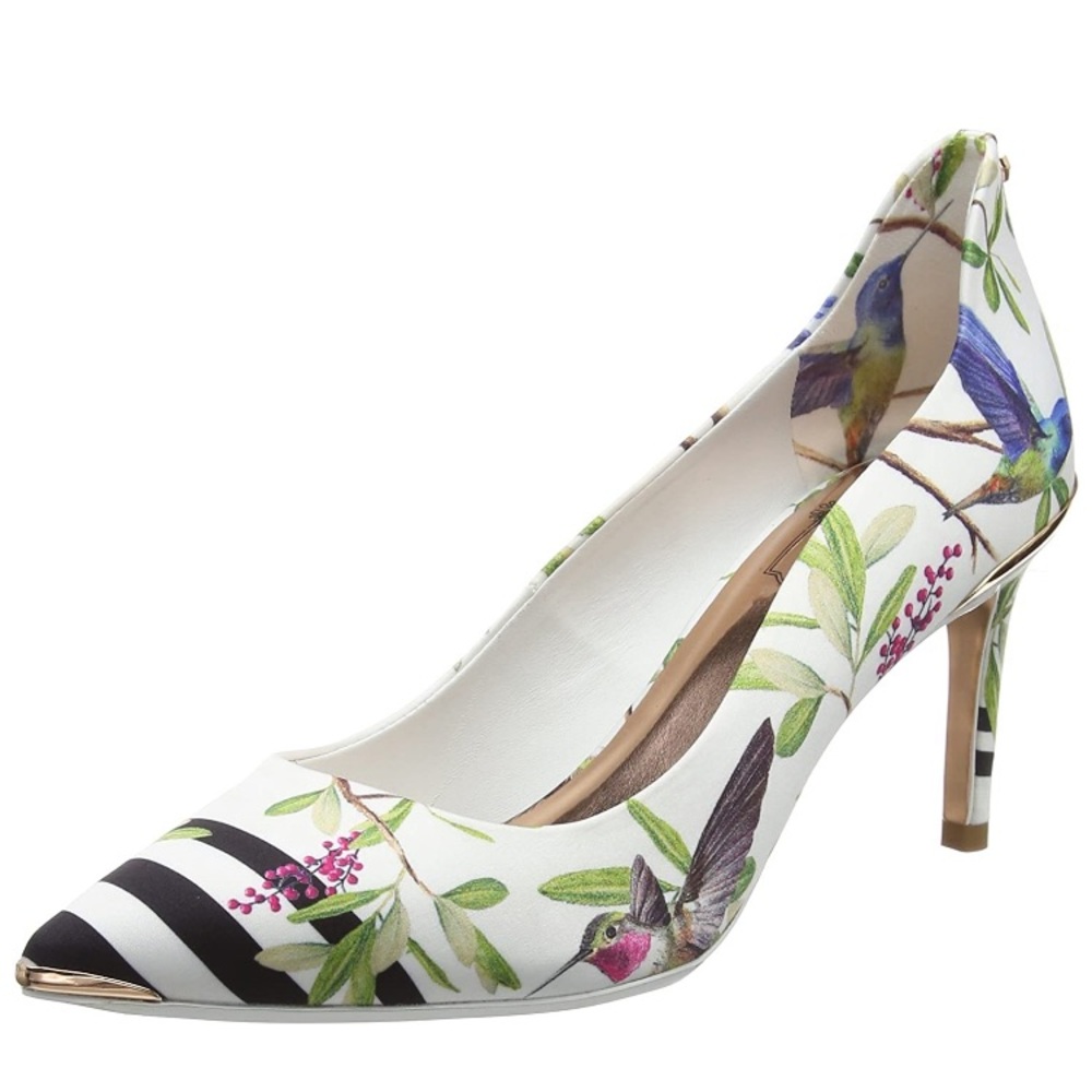 Ted Baker Highgrove Hummingbird Satin Stilettos